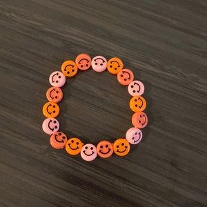 hand made smiley face bracelet